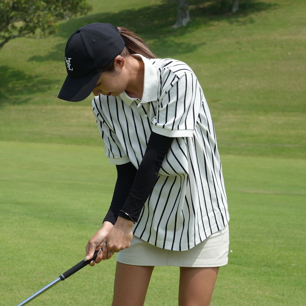 Stripe freaks logo polo shirts