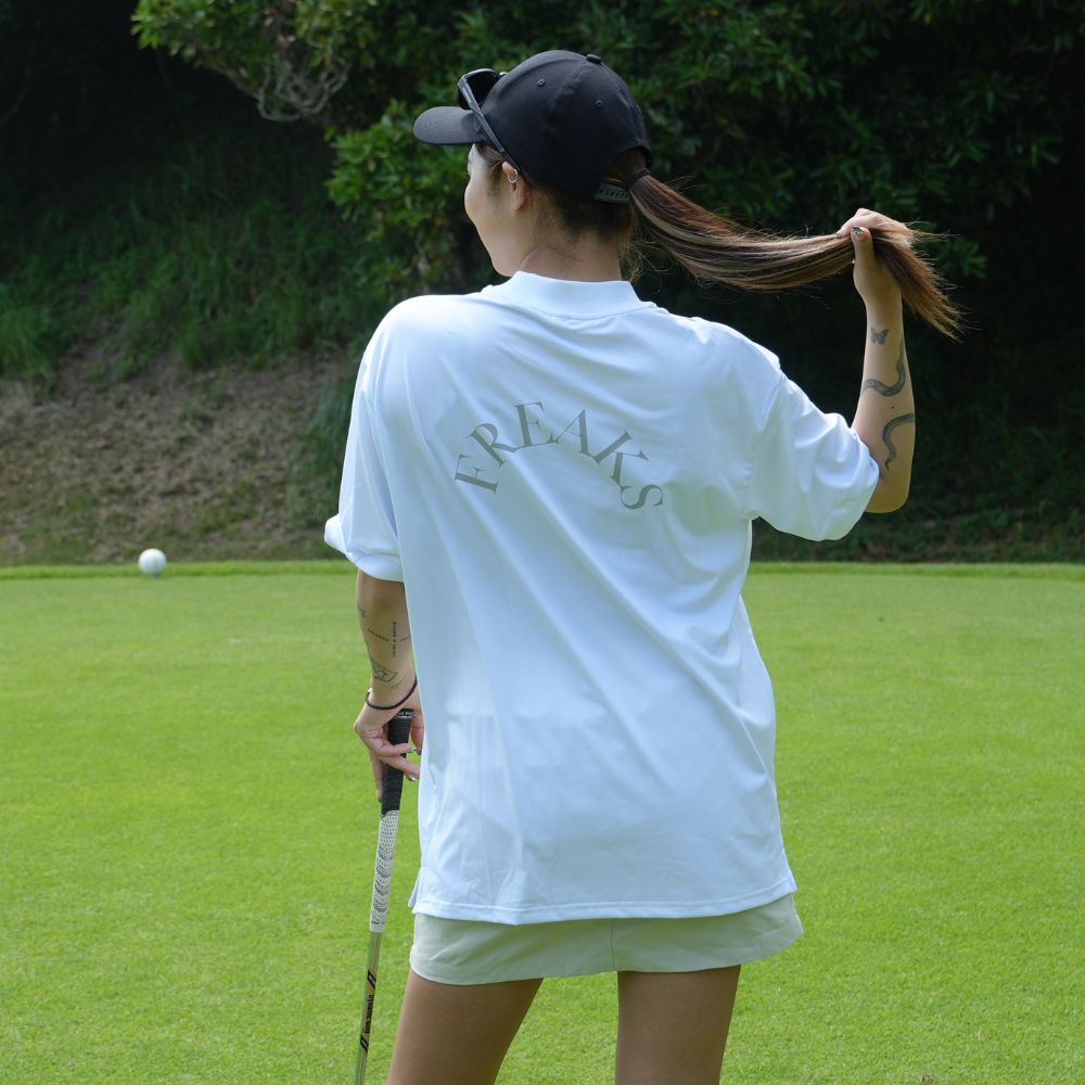 Box logo mock neck shirts