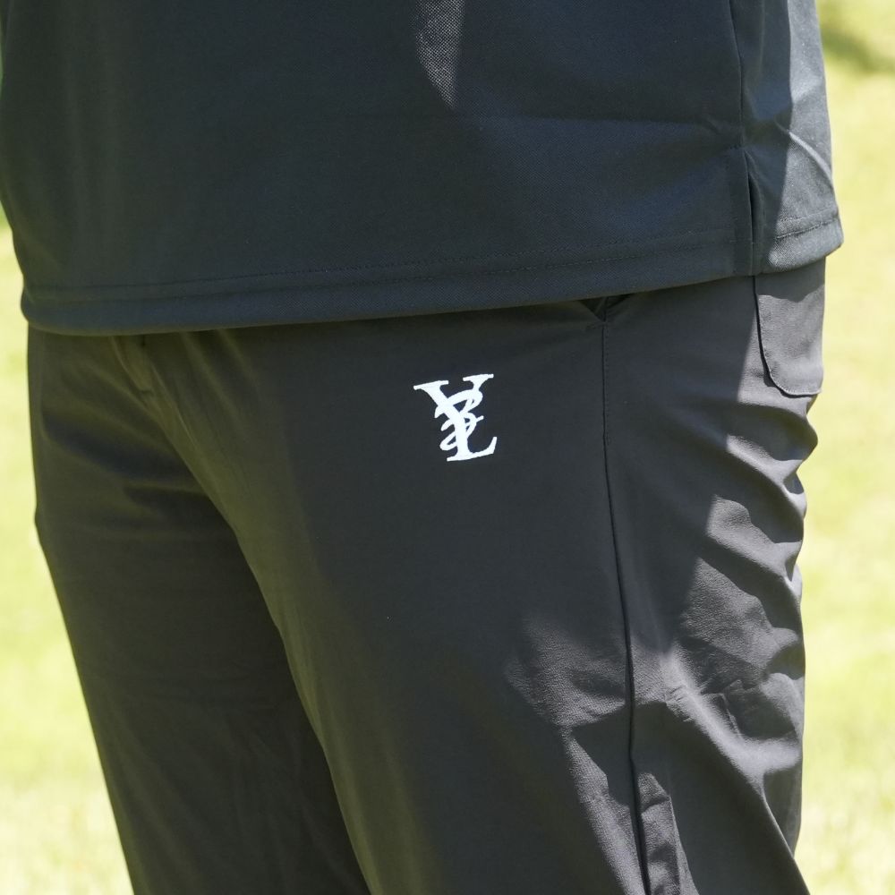FREAKS logo strech pants