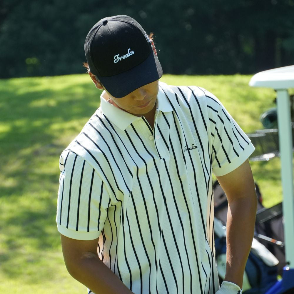 Stripe freaks logo polo shirts