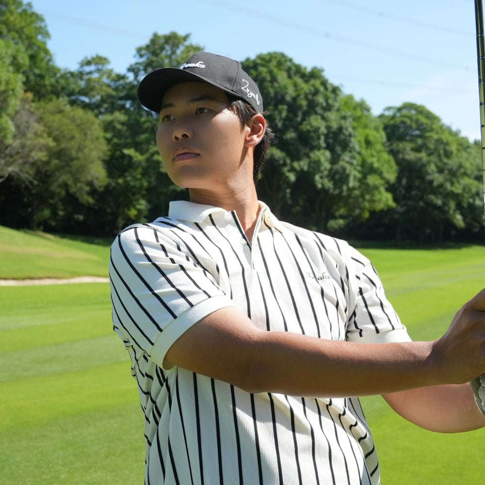 Stripe freaks logo polo shirts