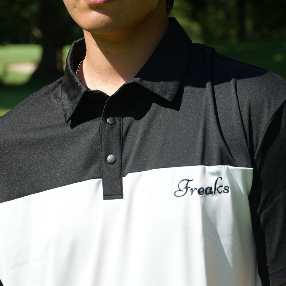 Bicolor logo polo shirts