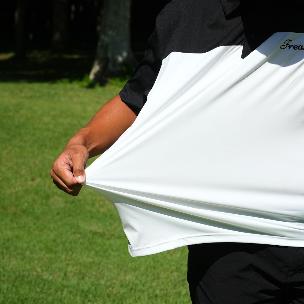 Bicolor logo polo shirts