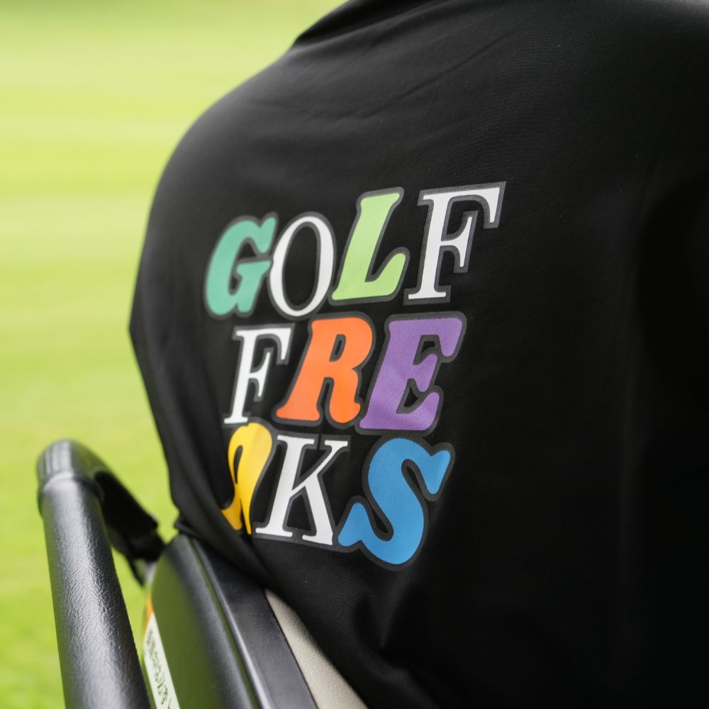 Multi-color logo mock neck Long Sleeve