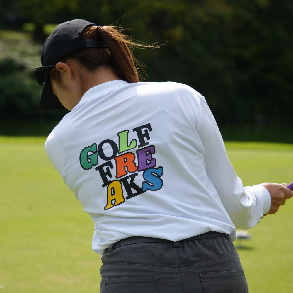 Multi-color logo mock neck Long Sleeve