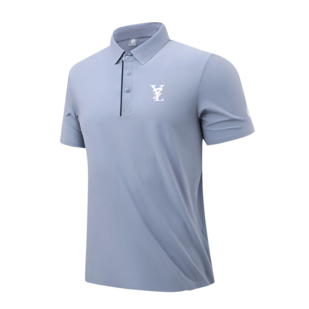 No pain No golf logo polo shirts