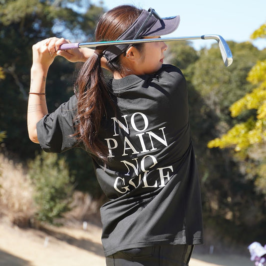 No pain No golf mock neck shirts