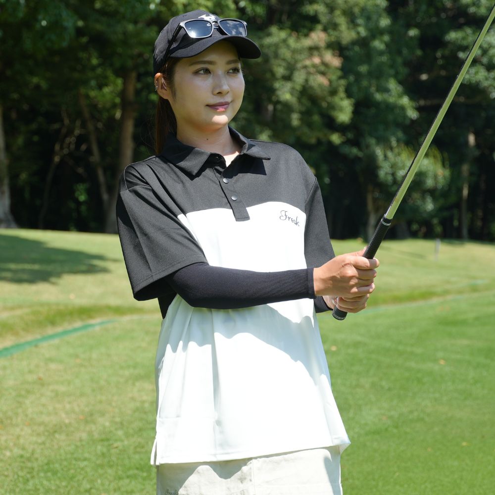 Bicolor logo polo shirts