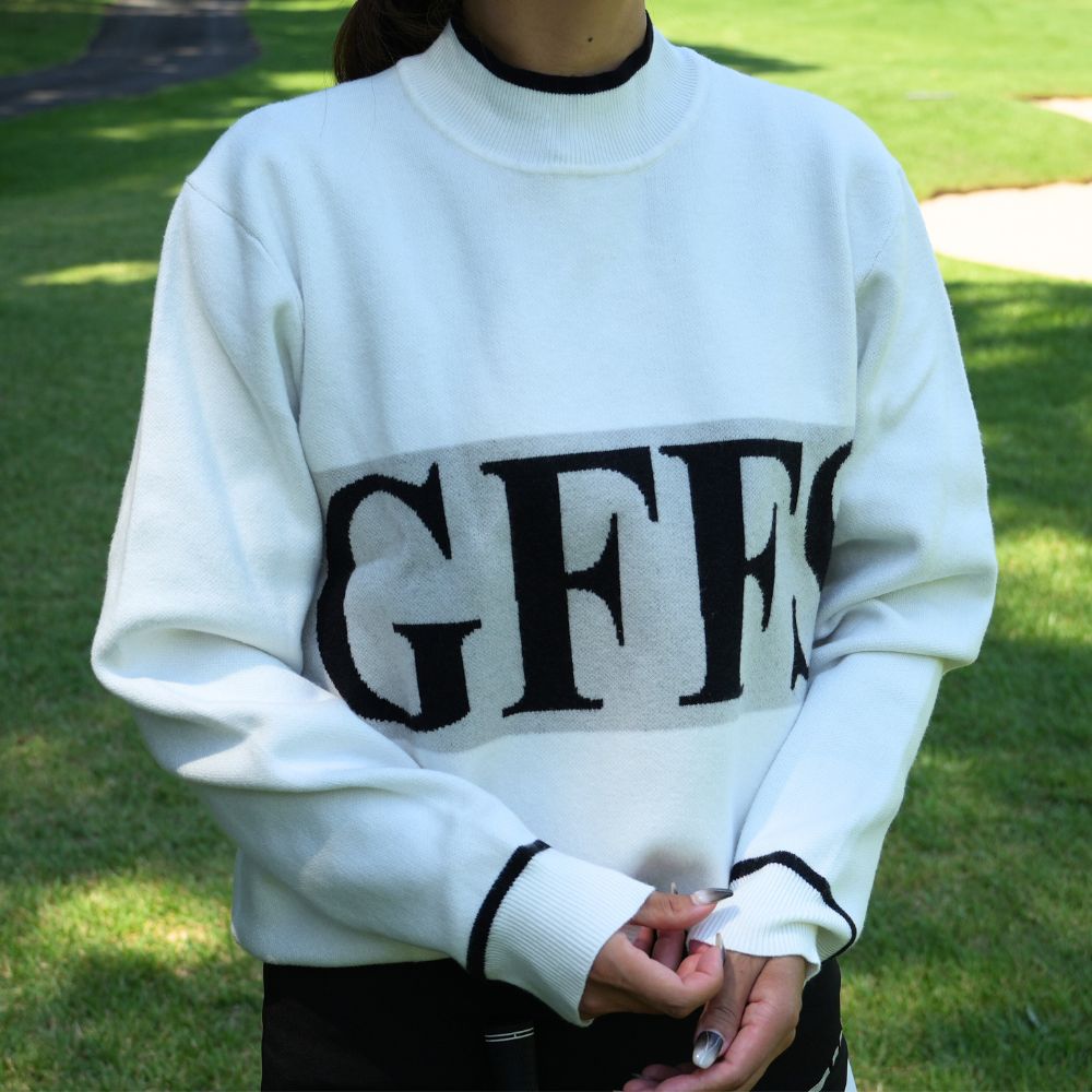GFFS Big Logo Turtle Neck Knit Sweatshirt