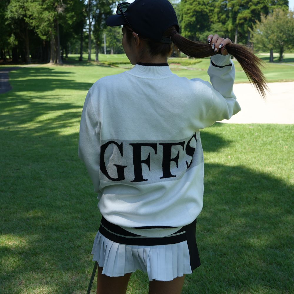 GFFS Big Logo Turtle Neck Knit Sweatshirt