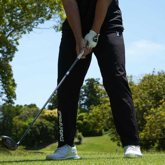 FREAKS logo strech pants