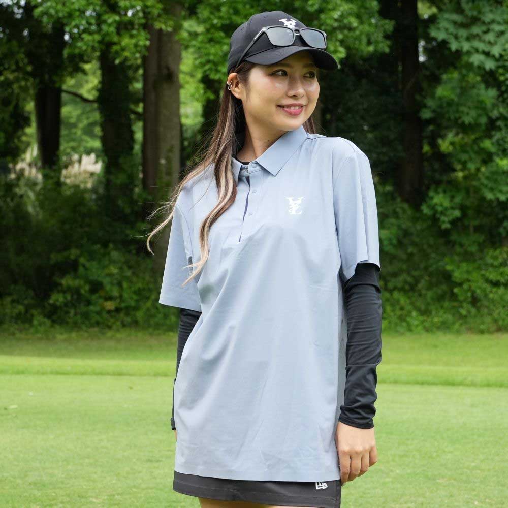 No pain No golf logo polo shirts