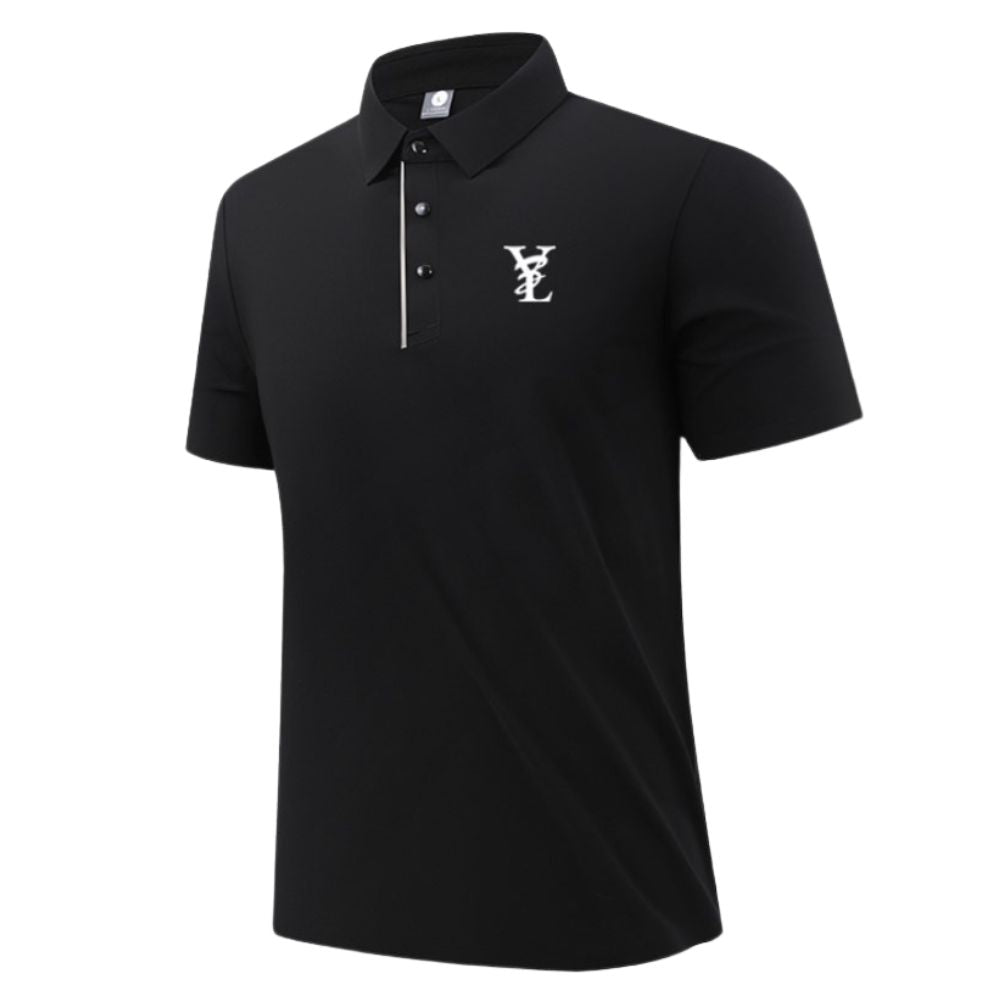 No pain No golf logo polo shirts