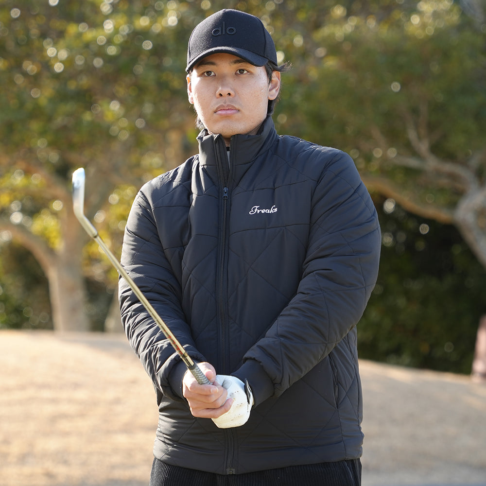 Freaks logo quilted Jacket – GOLF FREAKS STORE