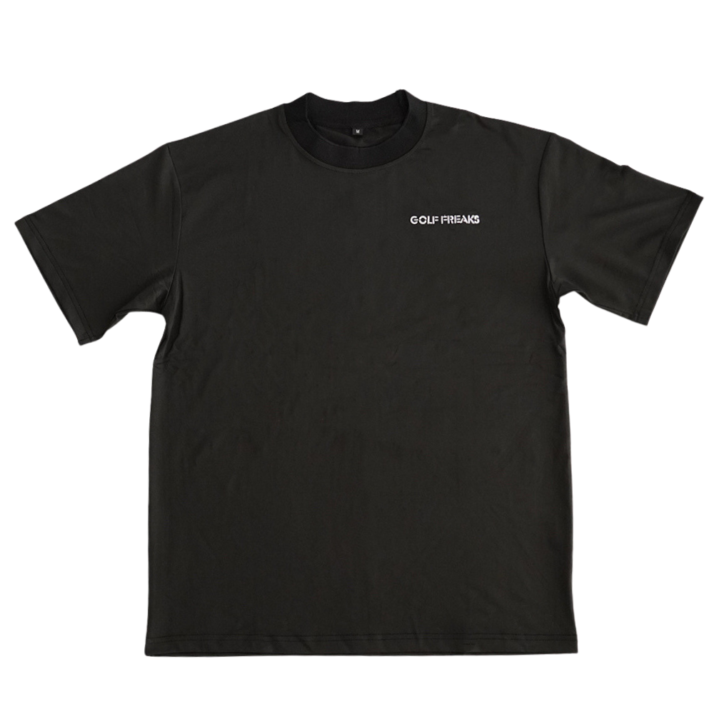 Mockneck logo sleeve shirts