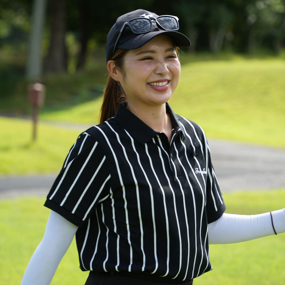 Stripe freaks logo polo shirts