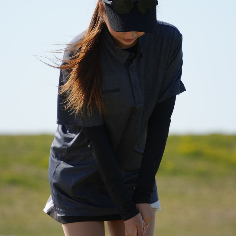 Ultra-Stretch Silicon Logo Polo Shirts