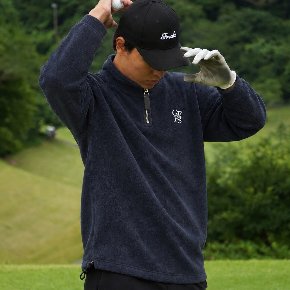 ZIP YOUR LIPS FLEECE HALF ZIP