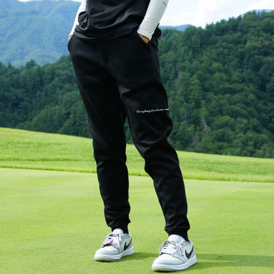 Felt jogger pants