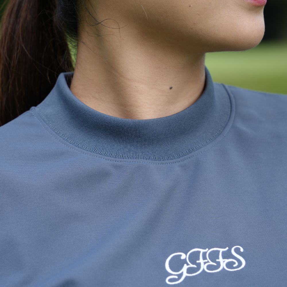 Sweat-proof Palm Tree Mockneck Shirts