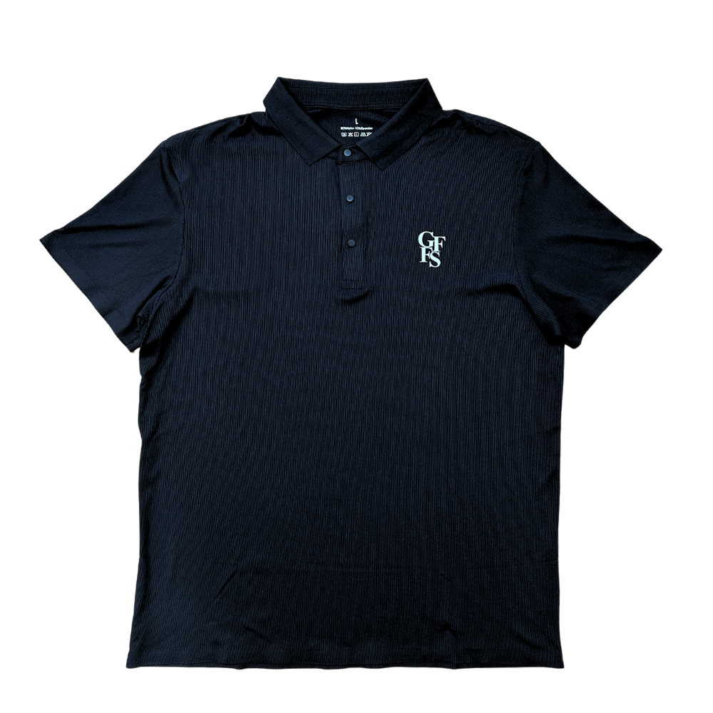 Zip your lips back logo polo shirts