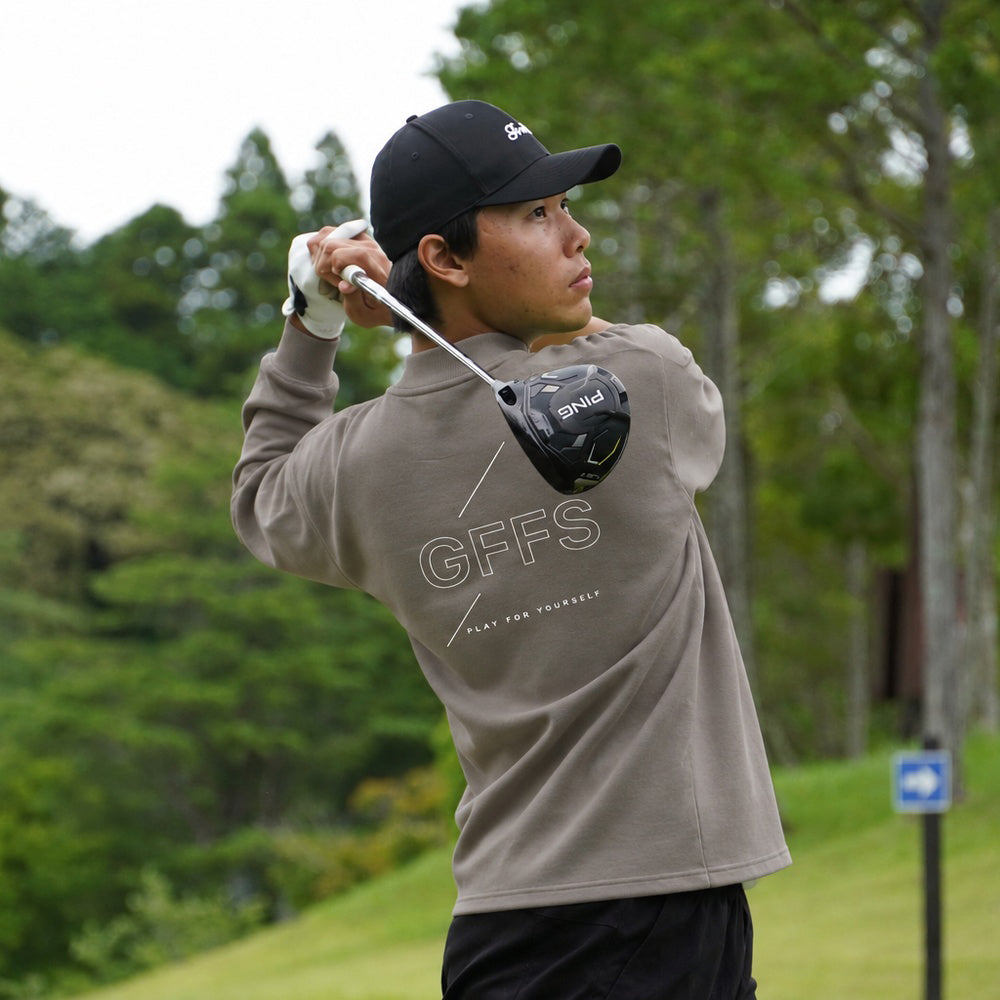 PLAY FOR YOURSELF MOCK NECK SWEAT