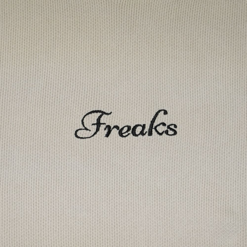 freaks logo knit hoodie