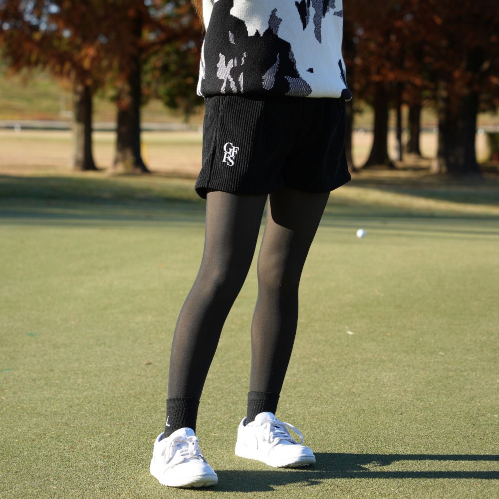 Knit short ladies pants