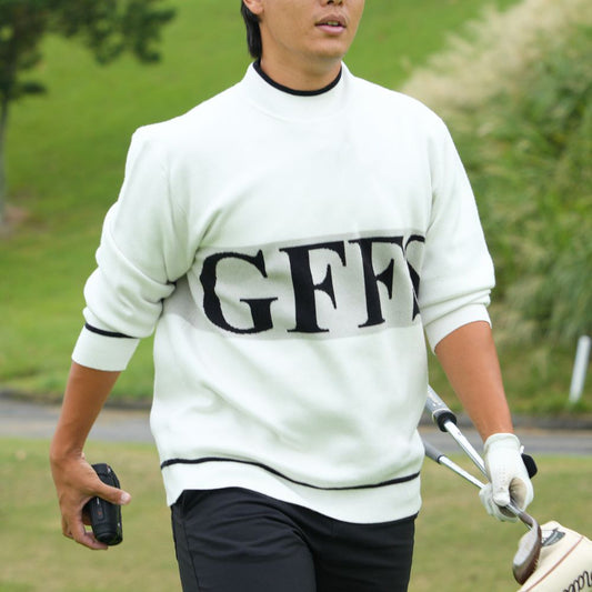 GFFS Big Logo Turtle Neck Knit Sweatshirt