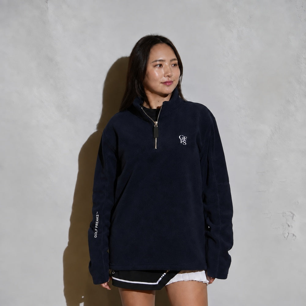 ZIP YOUR LIPS FLEECE HALF ZIP