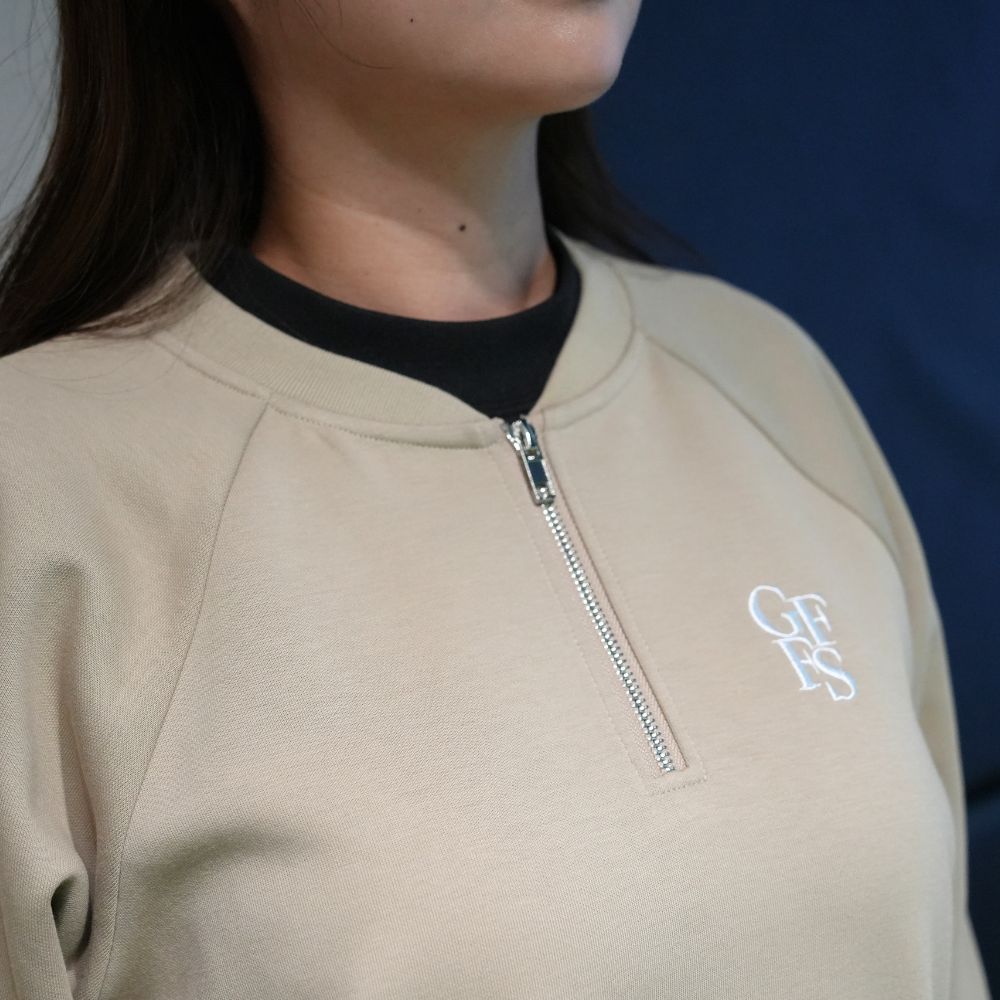 GFFS VARSITY HALF ZIP SWEAT