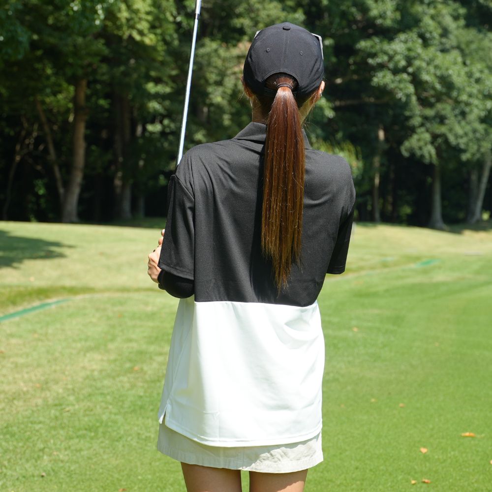 Bicolor logo polo shirts