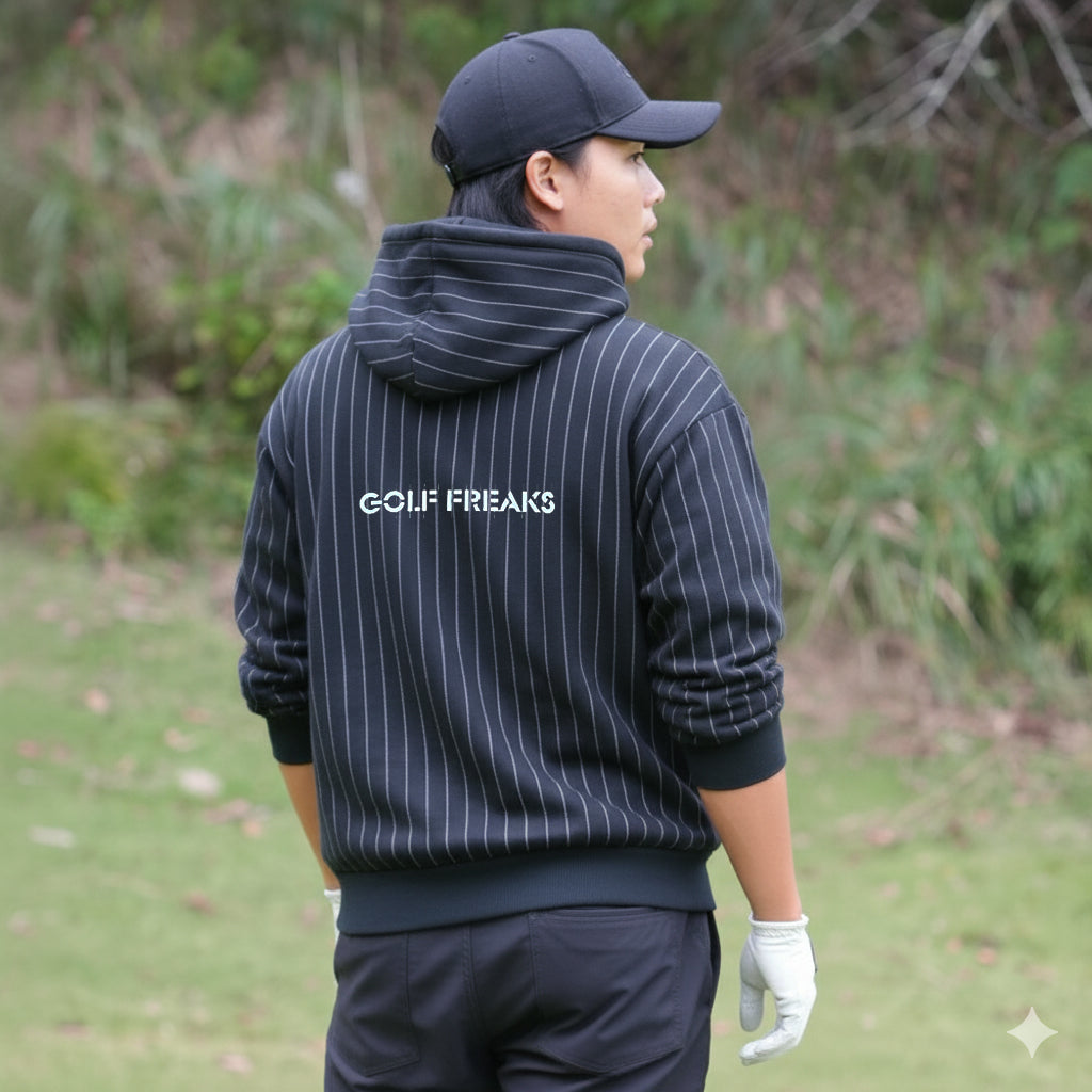 Stripe Fleece Hoodie