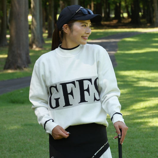 GFFS Big Logo Turtle Neck Knit Sweatshirt