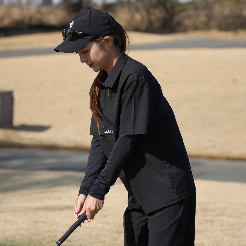 Seersucker set up（Tops） – GOLF FREAKS STORE