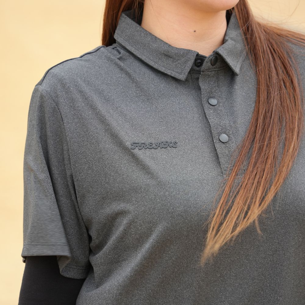 Ultra-Stretch Silicon Logo Polo Shirts
