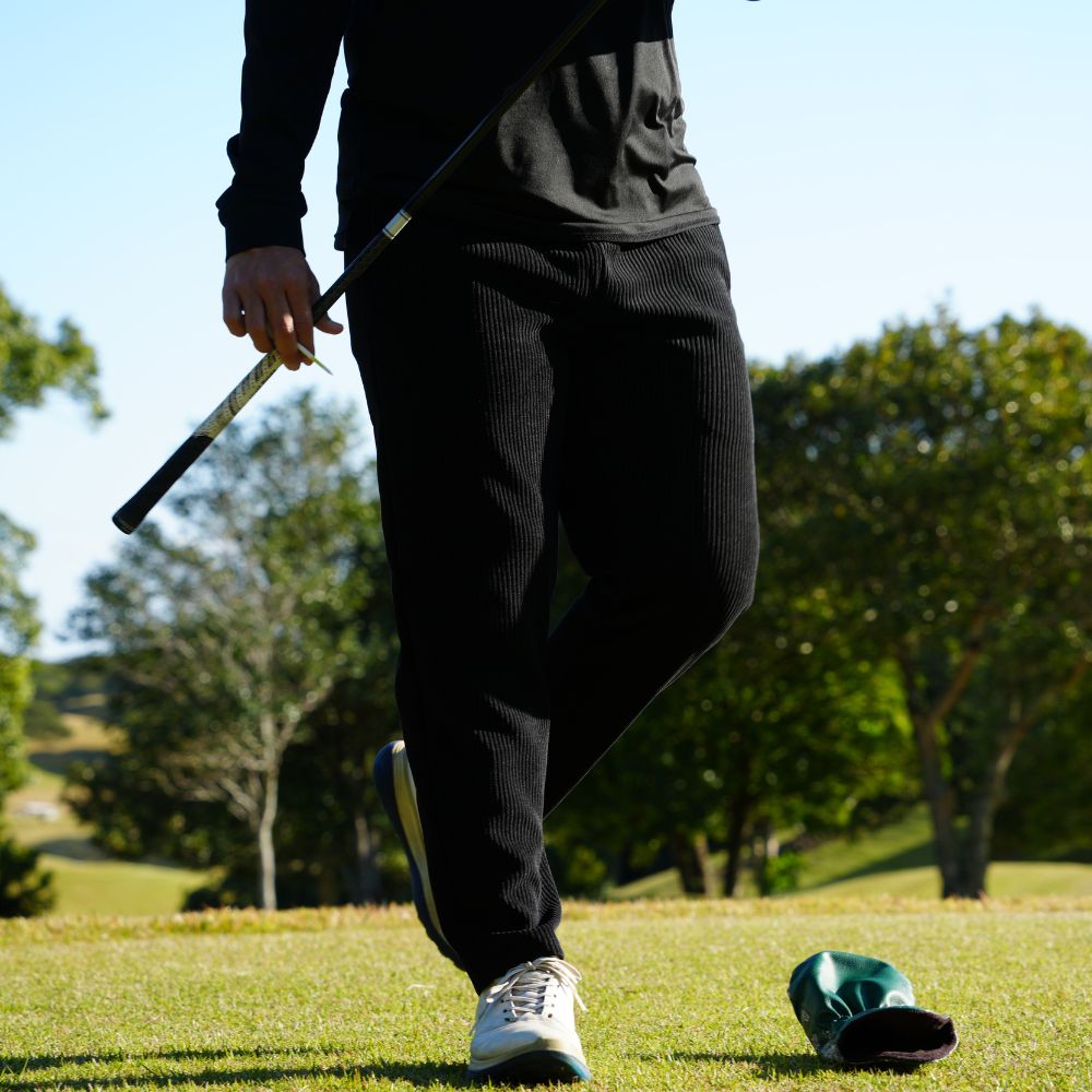 Golfickers ブラック　ゴルフウェア 85695b1c09908856ba1f4c5b0ed000