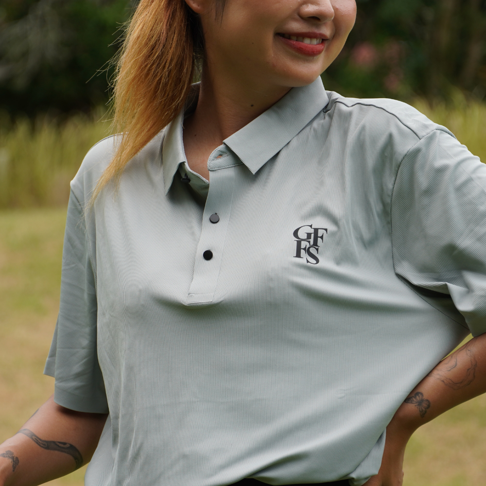 Human nature back logo polo shirts