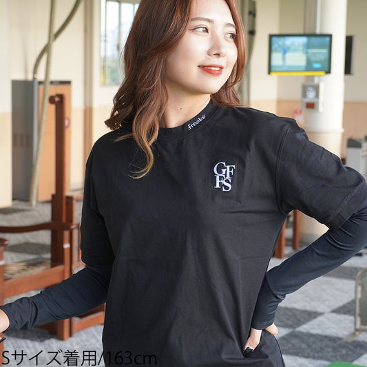 Back logo mockneck shirts