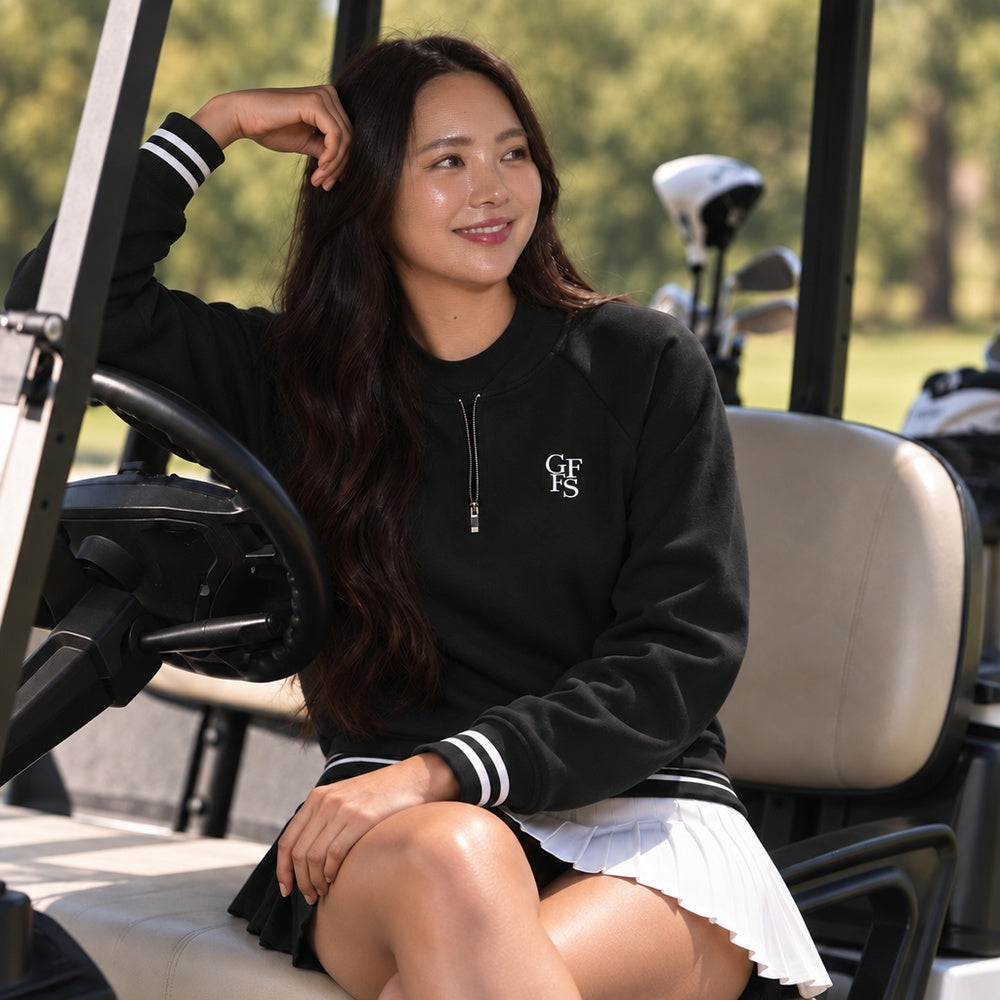 GFFS VARSITY HALF ZIP SWEAT