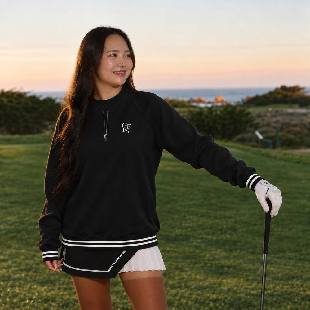 GFFS VARSITY HALF ZIP SWEAT