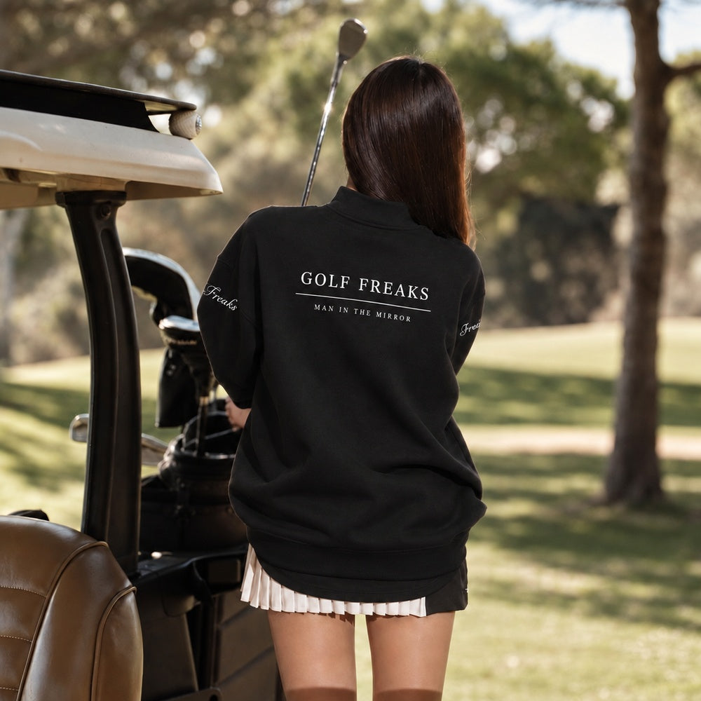 MAN IN THE MIRROR MOCK NECK PULLOVER