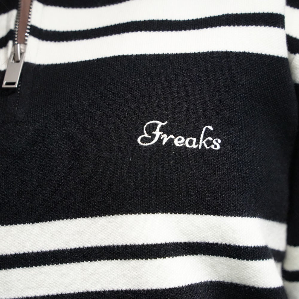 STRIPE HALF ZIP KNIT SHIRTS