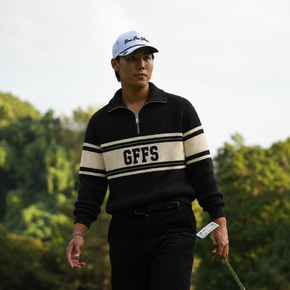 GFFS CLUB LINE HALF ZIP KNIT