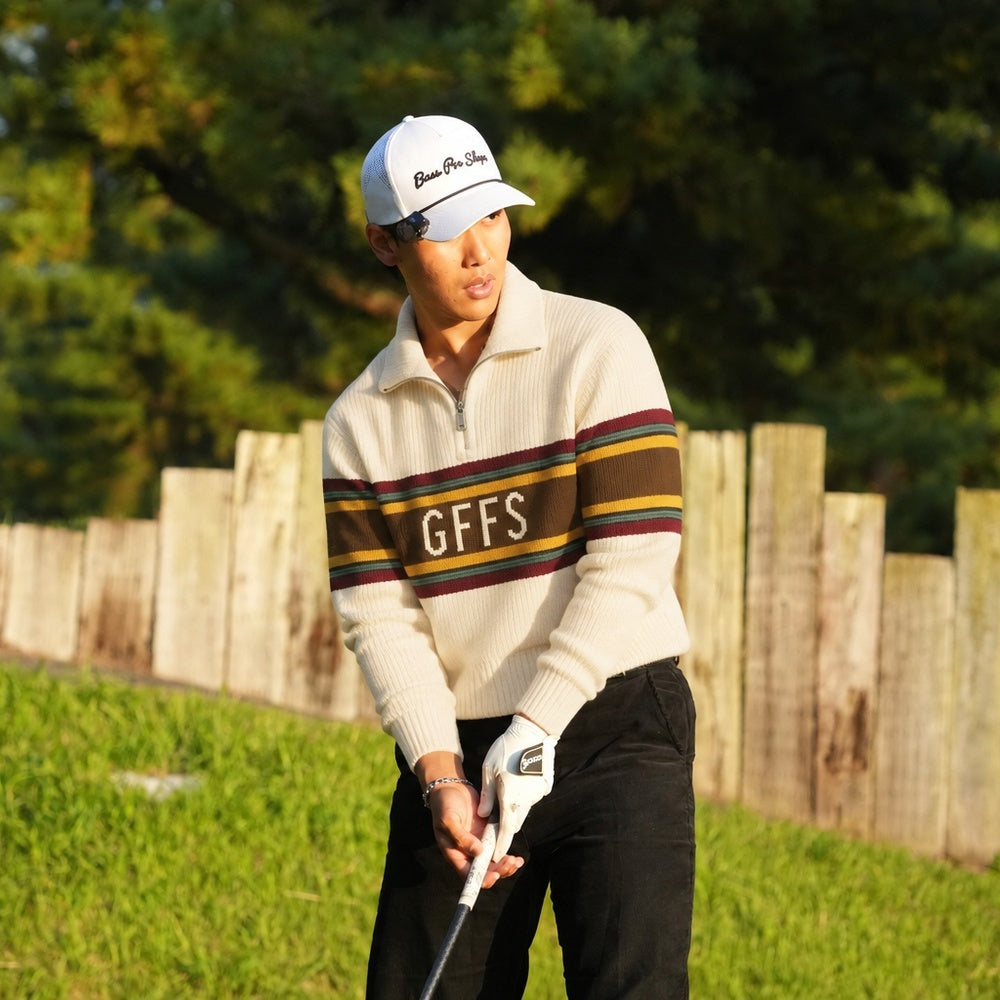GFFS CLUB LINE HALF ZIP KNIT