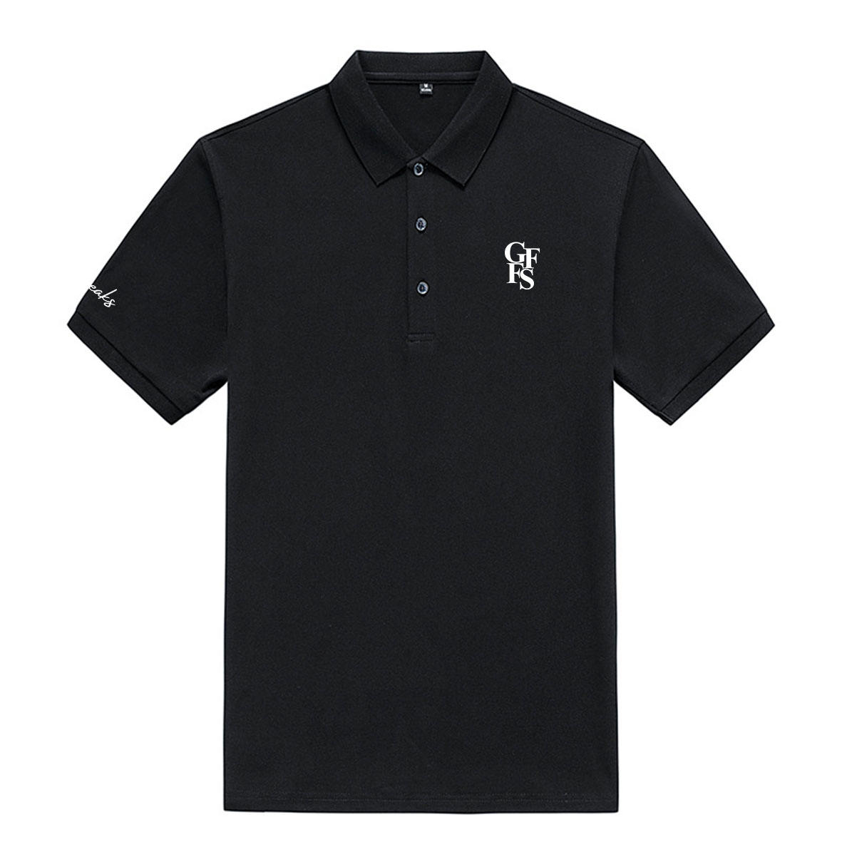 Sleeve Design Mesh Polo Shirts