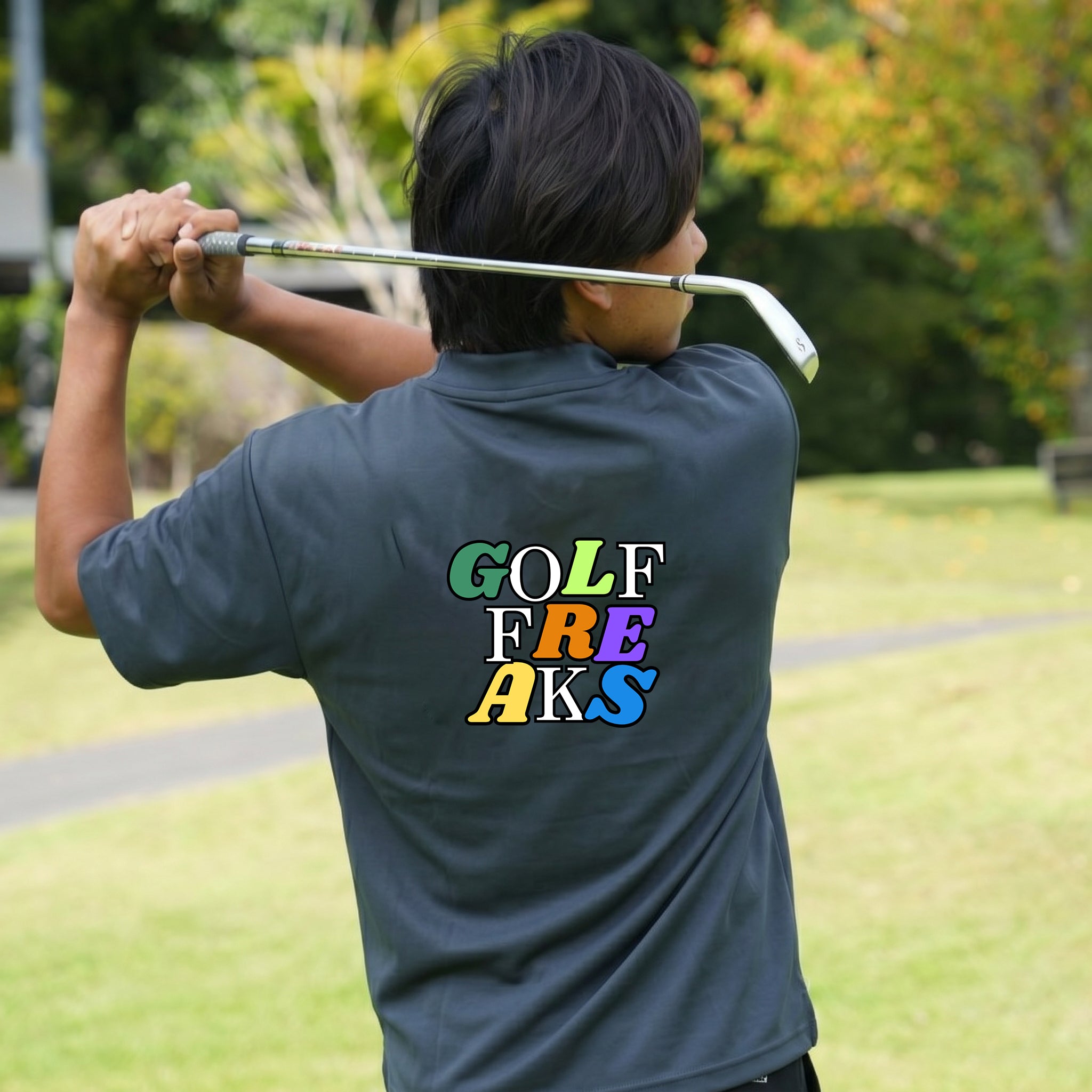 Sweat-proof Multi-color logo mock neck Shirts – GOLF FREAKS STORE
