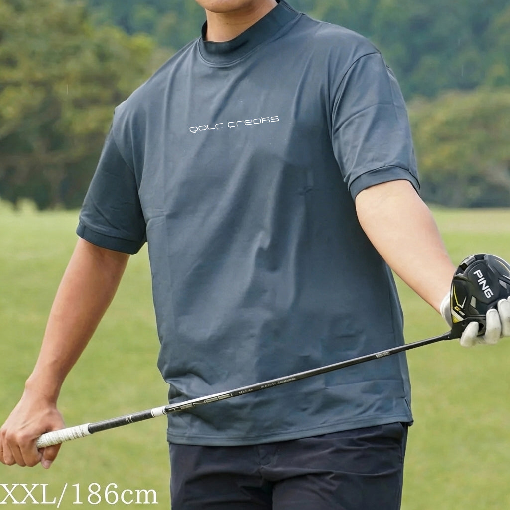 Sweat-proof AC Logo Mockneck Shirts