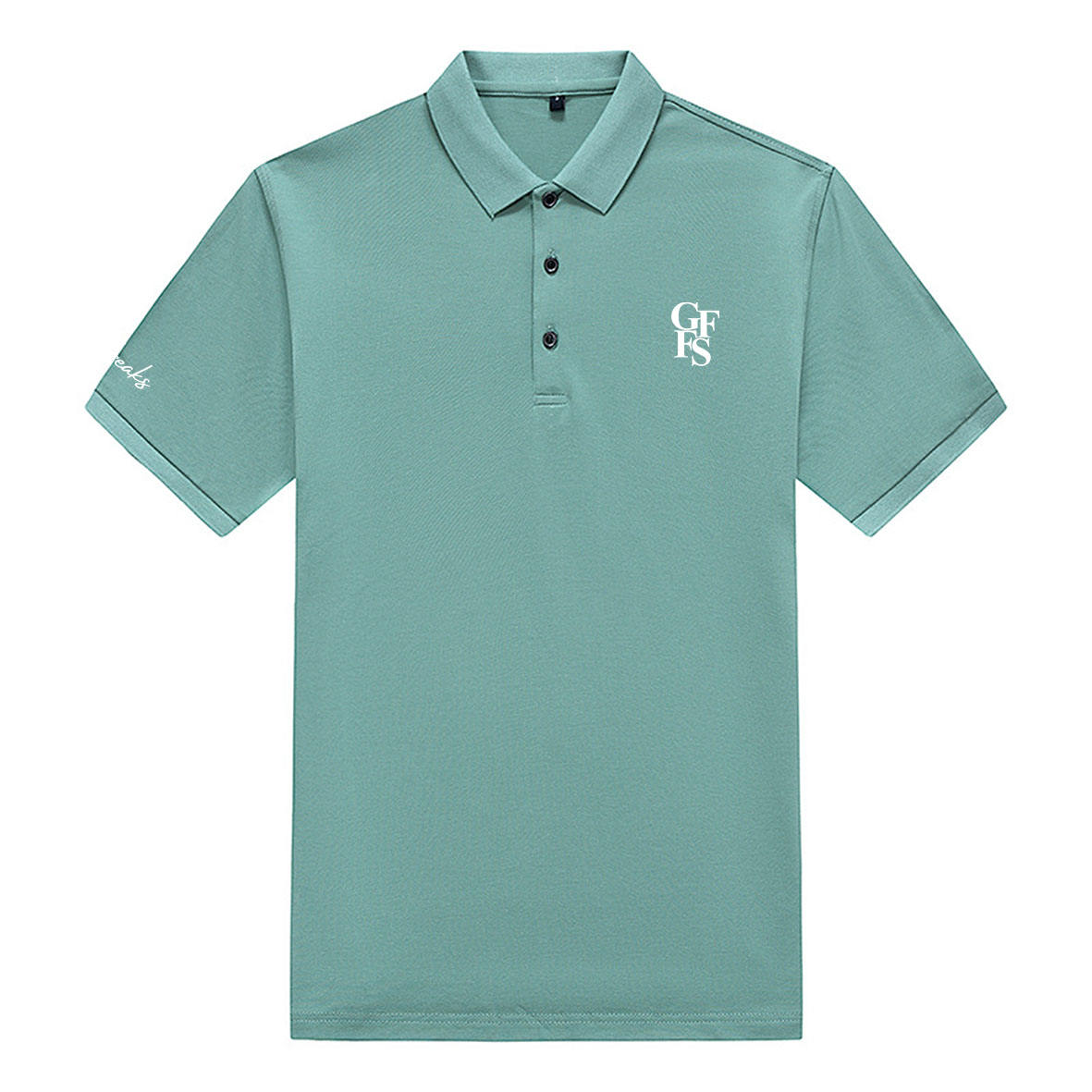 Sleeve Design Mesh Polo Shirts