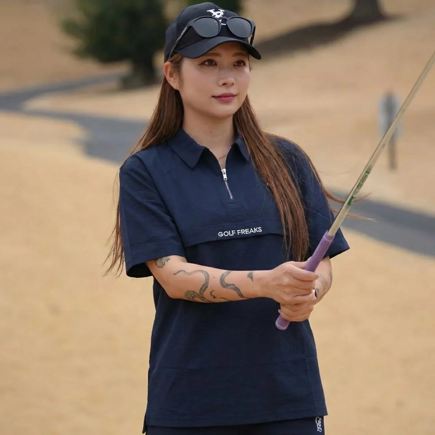 Seersucker set up（Tops） – GOLF FREAKS STORE